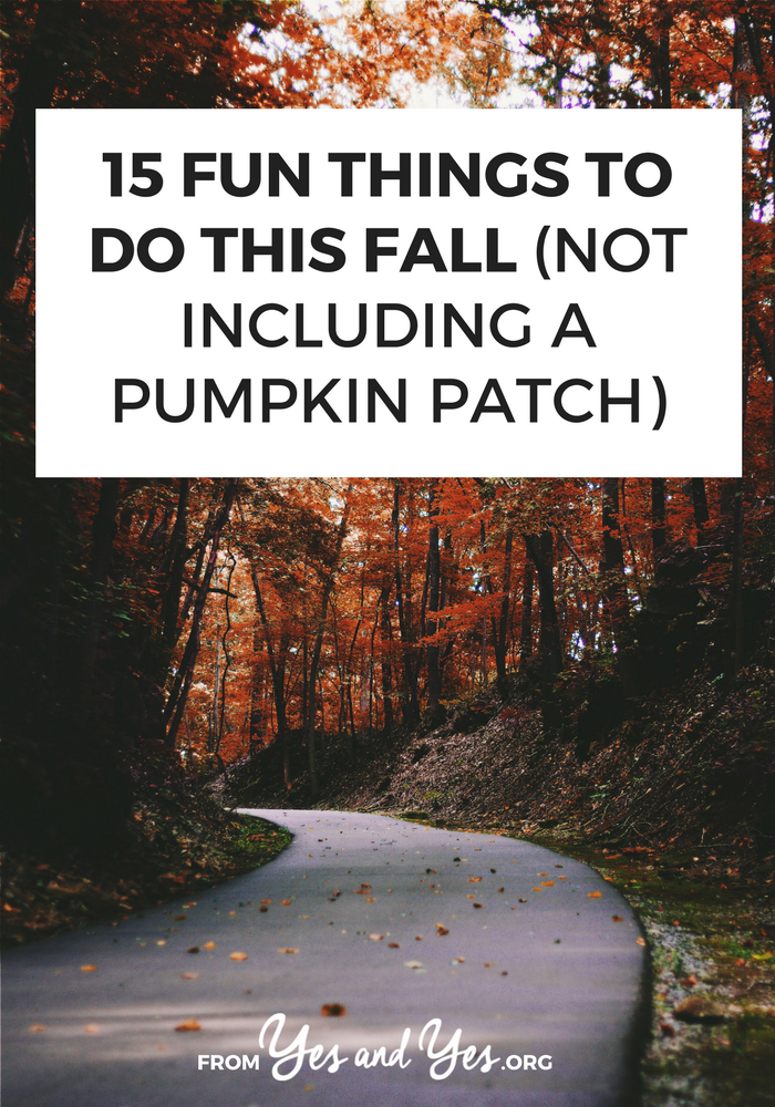Looking for things to do this Autumn? Look no further! This fun list of fall activities will fill up your calendar with tons of great ideas!  #fallfun #autumnactivities #fallbucketlist