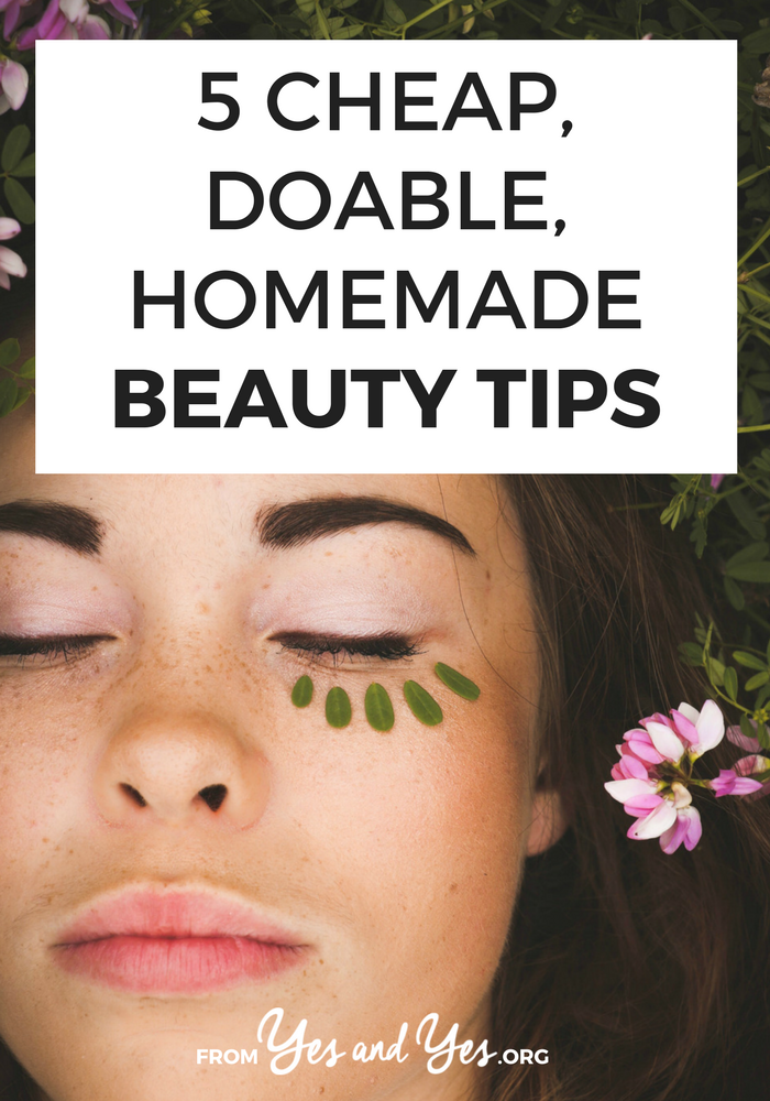 If you love DIY beauty advice and homemade beauty tips, this post is for you! Click through for DIY mask recipes and my trick for razor burn and dry cuticles!