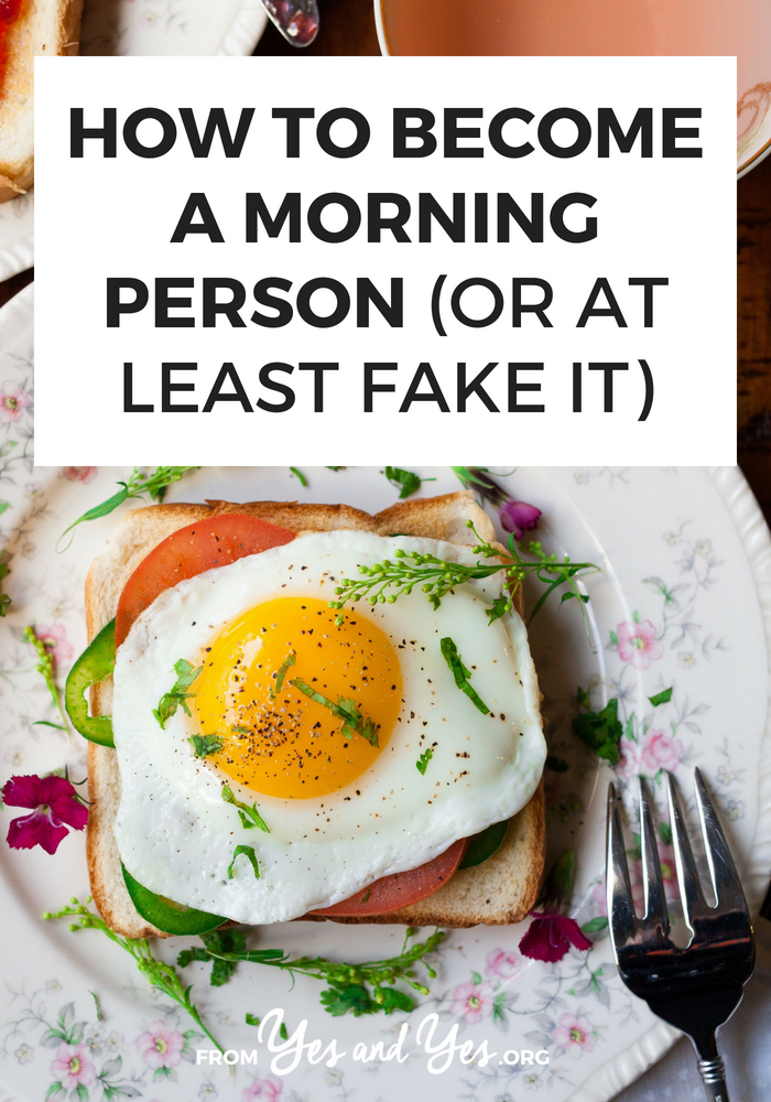 Is it possible to become a morning person? Can you create a morning routine you actually enjoy? You can! Click through for 5 tips to use today. 