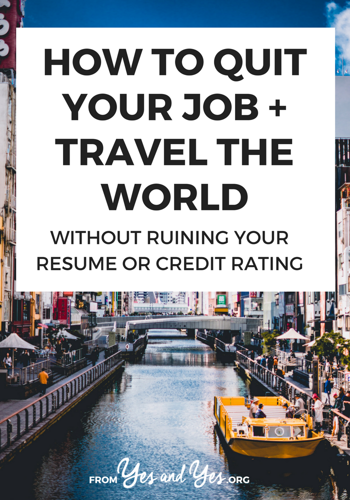 Want to quit your job and travel? Lots of people do! Click through for travel tips and job advice from someone who did it - many times! Full of great advice about working abroad, volunteering abroad, and budget travel!