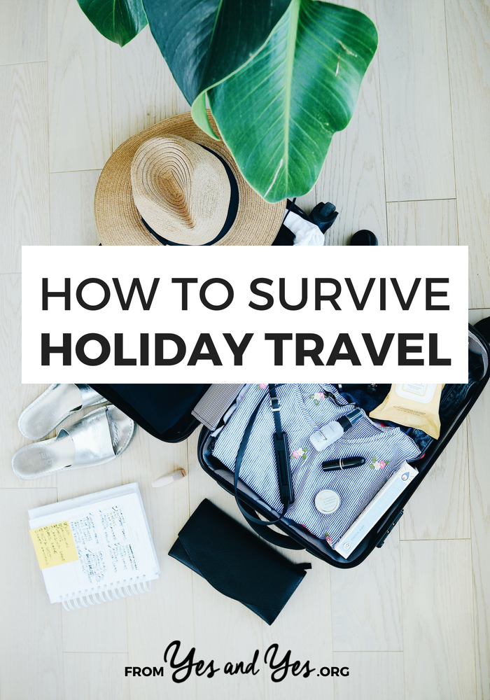 Wondering how to survive holiday travel this year? Or just looking for travel tips? Click through for travel advice that will make all your trips easier!