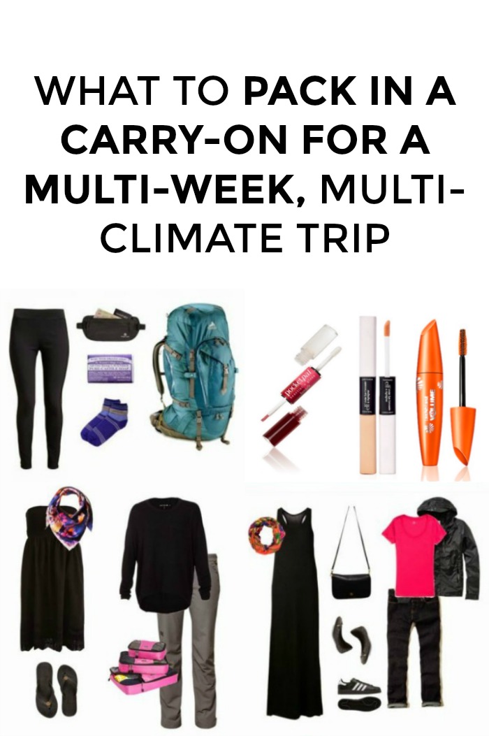 How to pack a Carry-On for a Multi-Week Trip