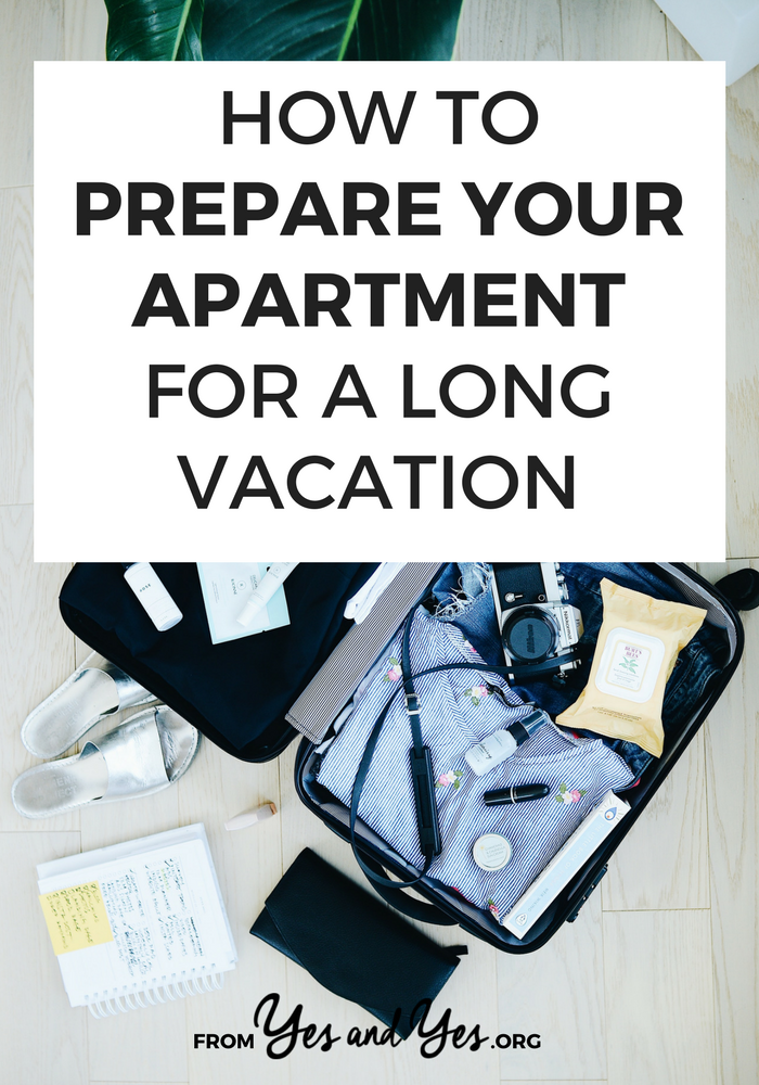 Do you need to prep your apartment for vacation? There are so many things to do before you travel and it's easy to forget! Click through for tips on how to prepare your home for travel!