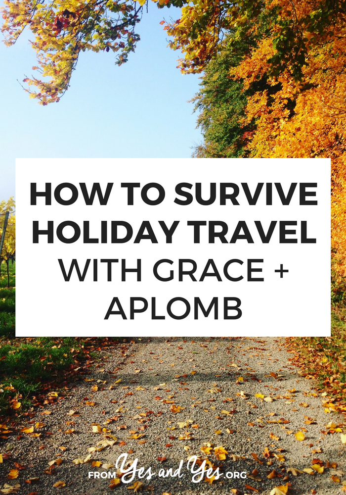 Trying to survive holiday travel? Traveling this Thanksgiving? These super helpful, doable travel tips will make your holiday season so much easier! #holidaytips #traveltips #holidaytravel #roadtriptips