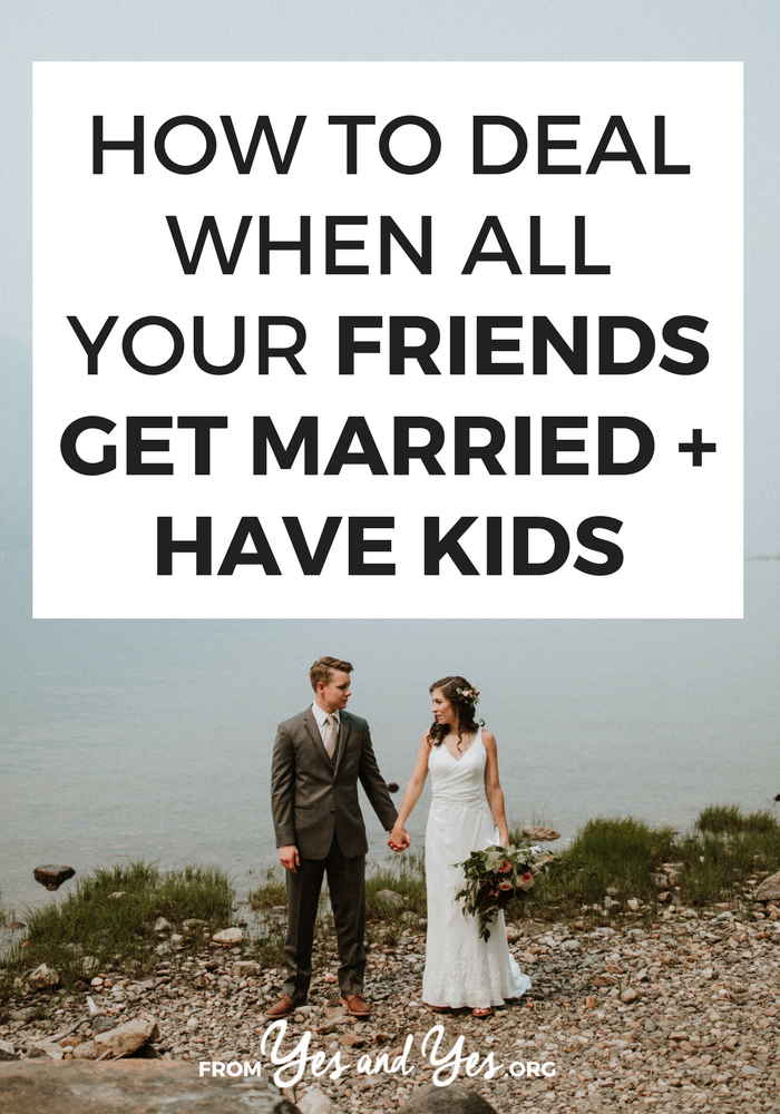 Are all your friends getting married and having kids and you're not? And you're worried that your friendships will change? Well, they won't stay 100% the same - but that's okay! Click through for the 6 things I did to maintain (and strengthen!) my friendships when everyone I knew started partnering up and having babies >> yesandyes.org