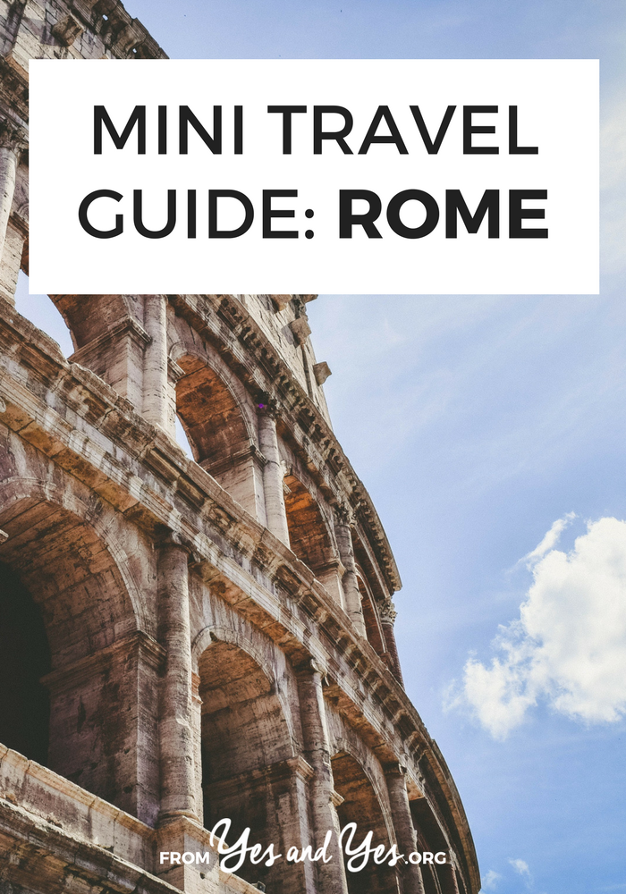 Looking for a travel guide to Rome? Click through for Rome travel tips from a local - where to go, what to do, and how to travel in Rome cheaply!