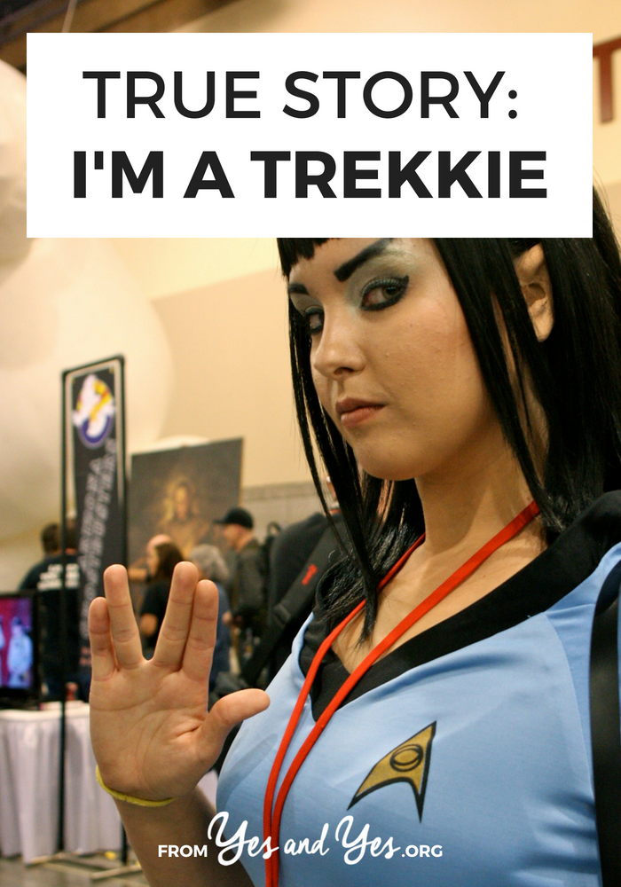 What, exactly, is a trekkie? What's so awesome about Star Trek that people want to dress up like the characters?  Click through for one woman's story of being a Trekkie!