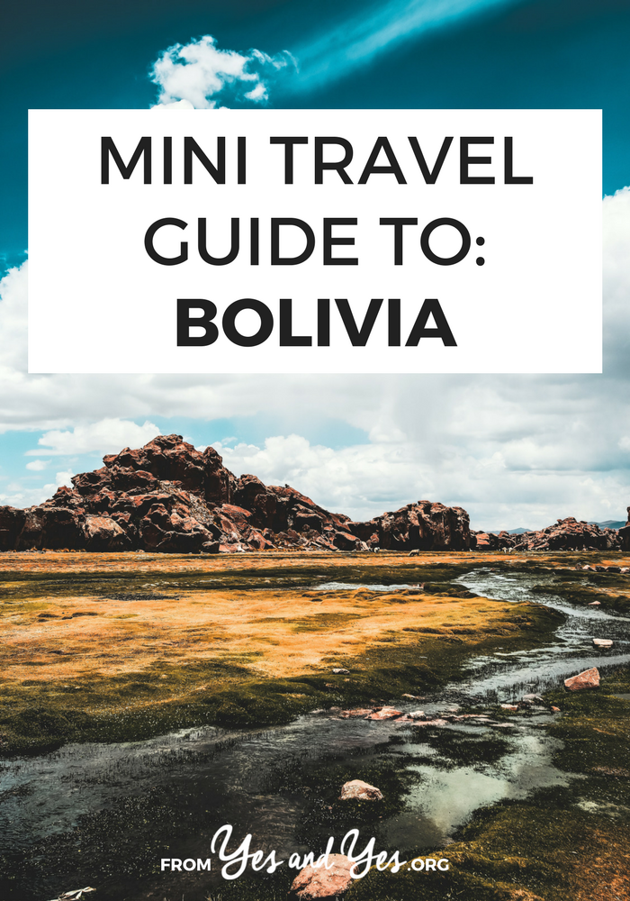 A travel guide to Bolivia written by a woman who spent 6 months there! Click through for Bolivian travel tips on what to do, where to go,  cultural travel tips, and ideas for how to do it safely and cheaply!