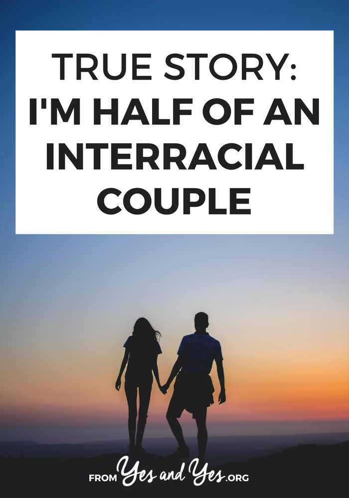 What's it like to be half of an interracial couple? One would hope that it would be a non-issue but sadly, it's not. Click through to read one woman's story