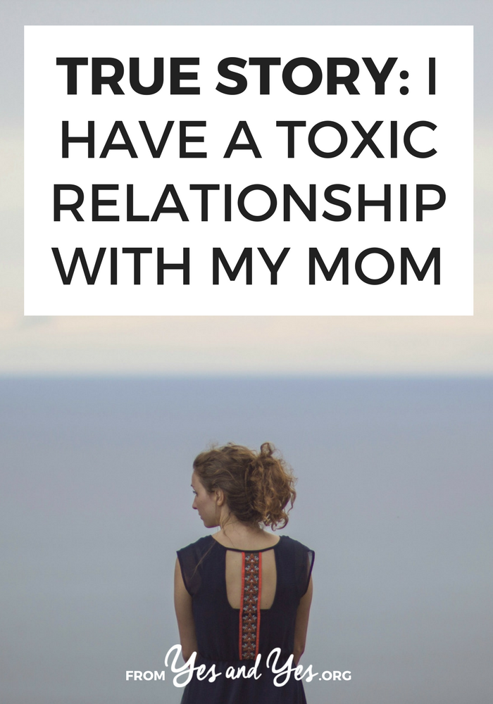 Do you have a toxic relationship with your mom? What's life like if you don't like your mom? Click through for one woman's story of life with an unstable mom. 