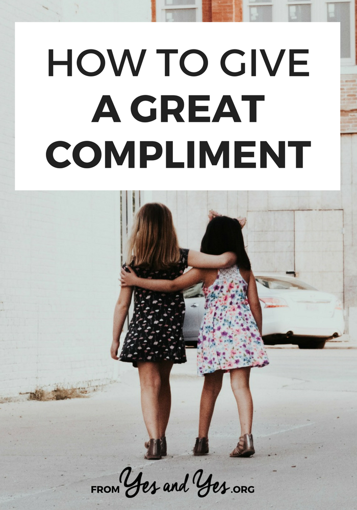 How To Give A Great Compliment -