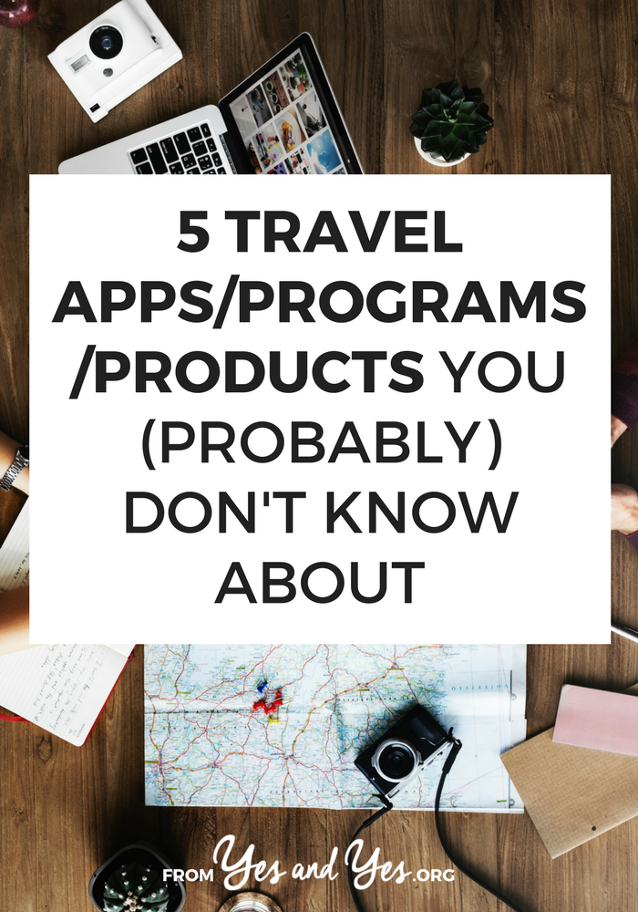 Looking for helpful travel apps? Click through for 5 travel apps, travel products, or hosting programs you might not have heard of!