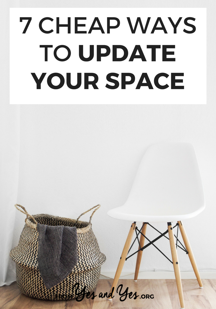 Want to update your space? Looking for cheap design tips and easy decor tips that make a big difference? Look no further! I swear by these 7 decor ideas - I do them once or twice a year! #budgetdecorating #thriftydecor #moneytips #personalfinance #FIRE