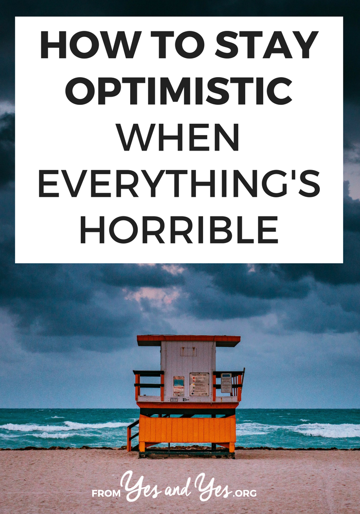 How do you stay optimistic when current events are heart breaking and the earth is slowly warming? It's not easy but here are 5 things I do. #optimism #cheerup #moodboost