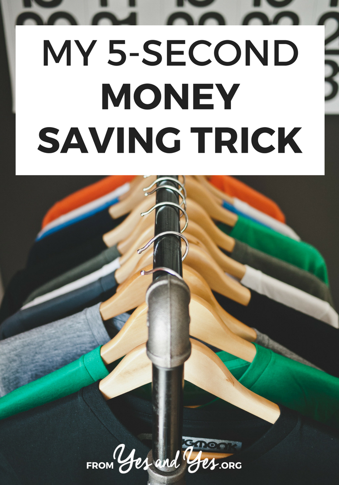 This one budget tip has saved me hundreds (or thousands!) of dollars! Money saving tricks don't get much easier than this! Click through and start using it today! >> yesandyes.org