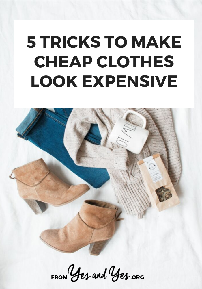 Do you want to make your cheap clothes look expensive? Interested in budget fashion tips? Tap through for tips on how to look bougie! #budgetfashion #budgetstyle #moneytips #budgeting #personalfinance