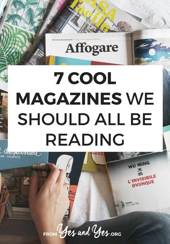 Looking for some cool magazine recommendations? Something other than Real Simple and Oprah magazine? Click through for 7 magazine recs you've never considered!