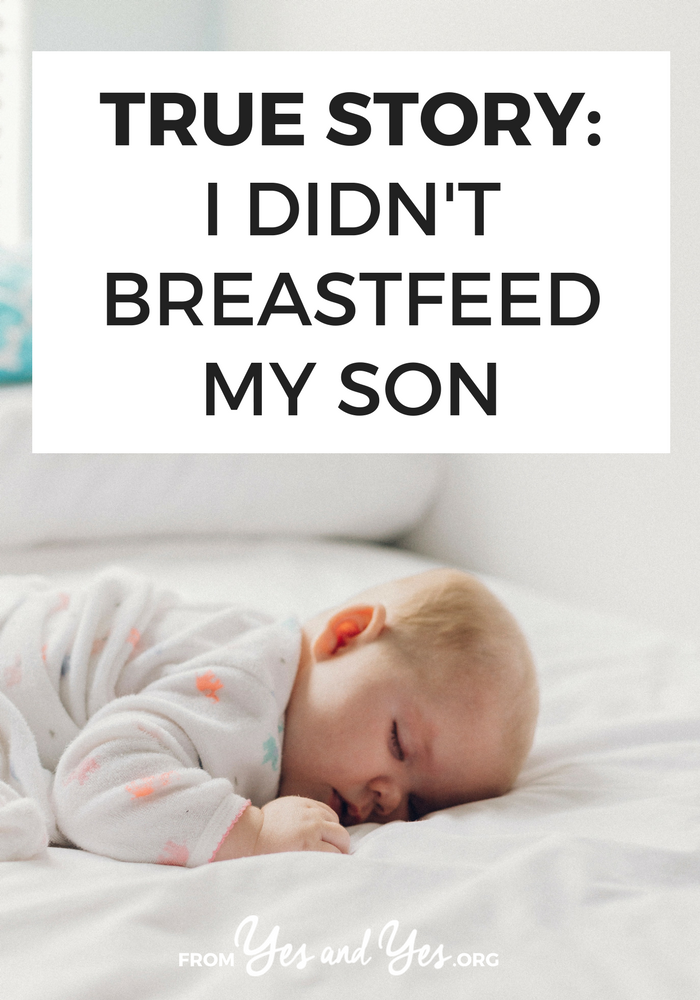 What would happen if you didn't breastfeed? Or simply didn't want to? Click through for one woman's story on why she chose not to breastfeed. 