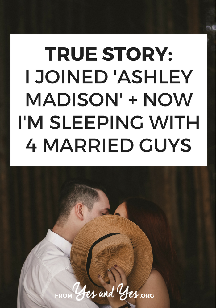 What's it like to use Ashley Madison? Could you ever date married guys? One woman shares her story of being 'the other woman' - on purpose.