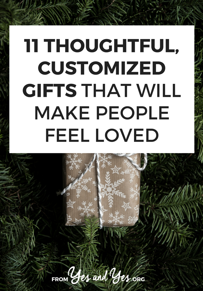 Looking for customized gifts? Or last-minute present ideas? These gift ideas are thoughtful, easy, and not particularly expensive ... and you print a lot of them right for your computer or purchase on Amazon Prime!