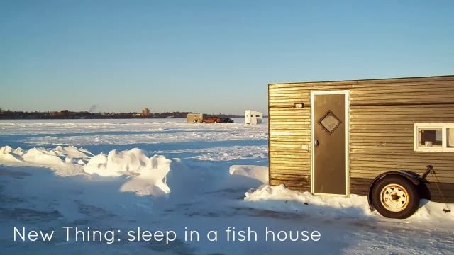 New Things: Sleep in a fish house