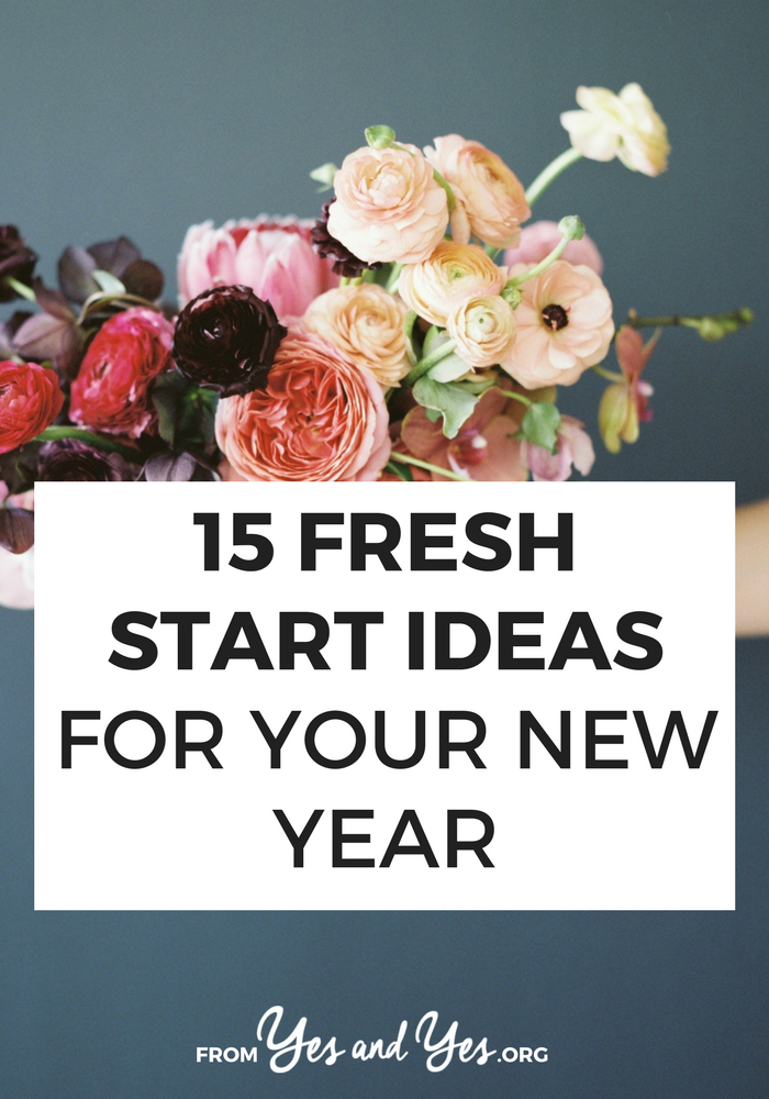 Want a fresh start this year? We all do! before you worry about resolutions, spend a few hours changing your screen saver and cleaning up social media! Click here for more ideas: // yesandyes.org