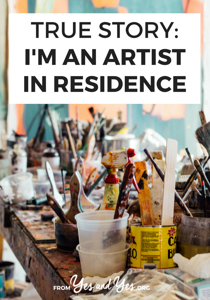 Want to become an artist in residence? Click through for one artist's story and tips to find your own art residency!