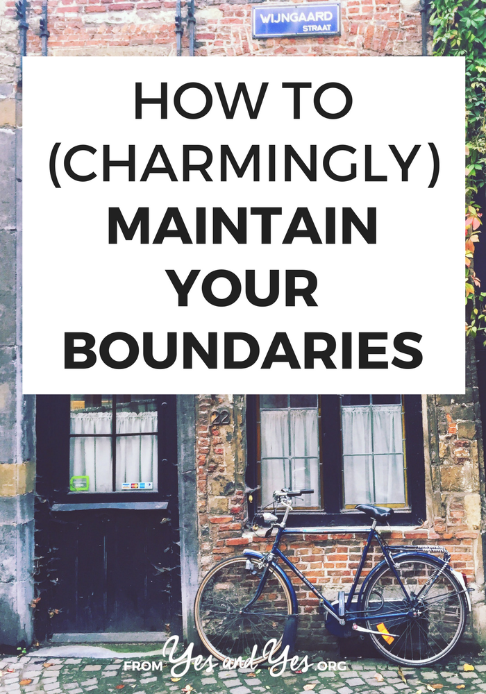 Do you want to maintain boundaries better? Not say 'yes' when you mean to say 'no'? We've all been there! This 4-word phrase will help you maintain your boundaries!