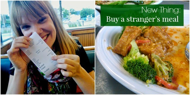 New Thing: Pay For A Stranger’s Meal