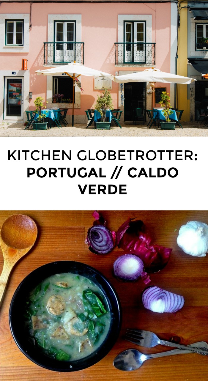 Looking for a great fall recipe? Click through for Portuguese caldo verde, a great soup recipe that's perfect for colder weather! 