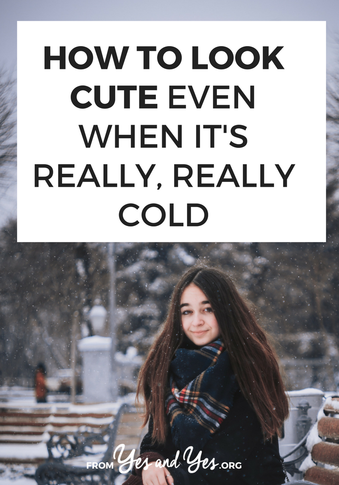 Winter style tips don't end with tights and boots! It's possible to look cute even when it's cold! Click through for winter hairstyle, winter makeup and skincare tips, and winter fashion advice! >> yesandyes.org