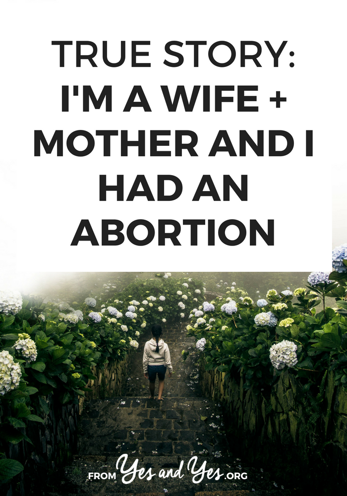 Did you know that 17% of the women who have abortions are married? Click through for one woman's story of choosing to have an abortion after already having one child. 