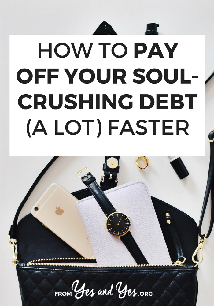 Want to pay off debt faster? Need some budgeting tips you haven't head a million times? I paid off $50,000 of school debt 5 years ahead of time - without hating my life or cutting coupons. Click through to find out how >> yesandyes.org