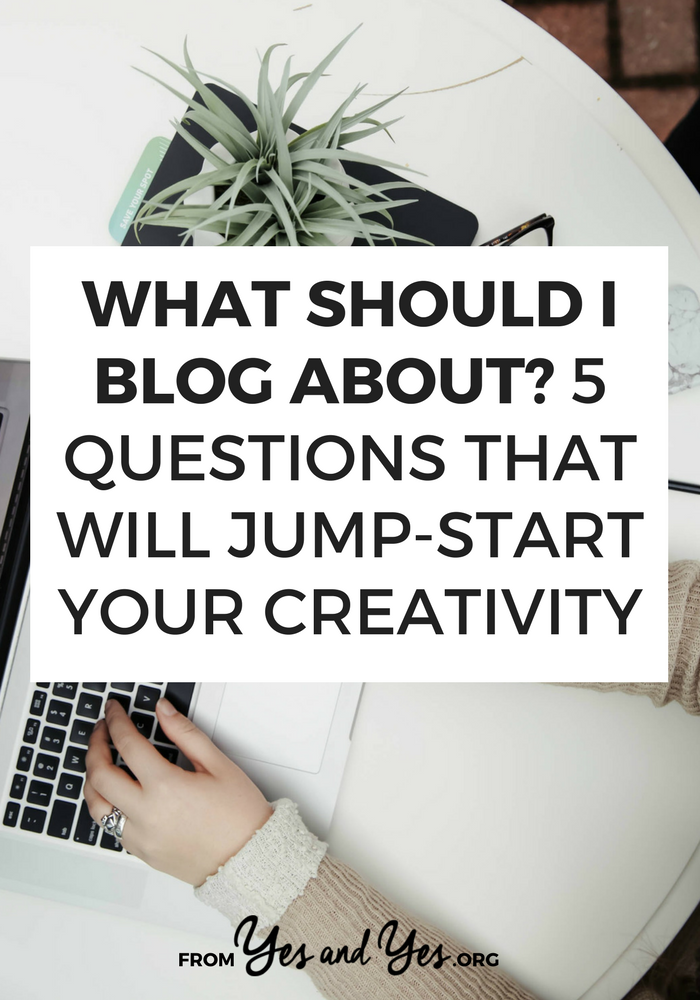 Wondering what you should blog about? These five creative questions will give you lots of blog post ideas that will lead to more sales! Click through and start writing better blog posts!
