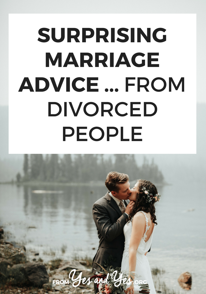 What kind of marriage advice could divorced people possible give you? You'd be amazed! Read on for marriage tips on keeping things fresh, romantic advice, and relationship tips you can use starting today. #relationshipadvice #marriageadvice #relationshiptips #divorce