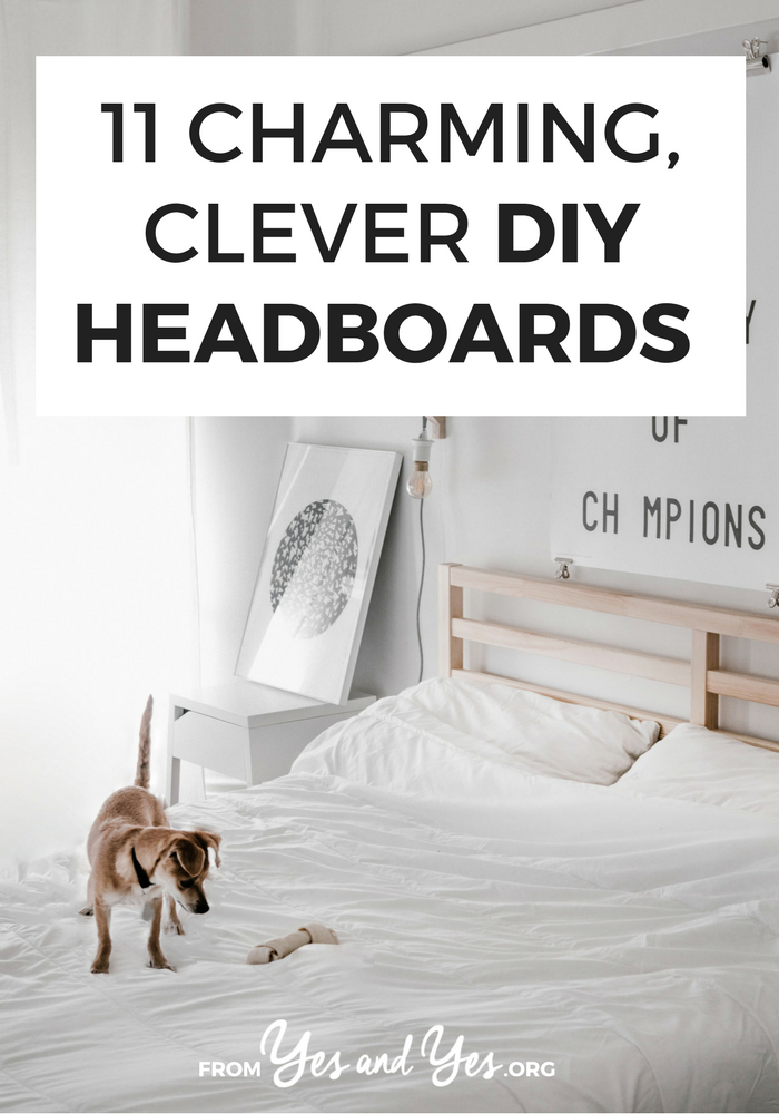 Looking for DIY headboard ideas? You're in the right place! Don't blow $$$ on a new headboard, make one yourself instead!
