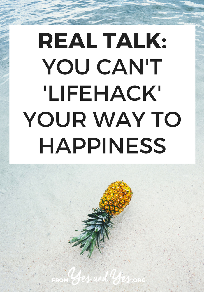 Lifehacks are great! Productivity tips are wonderful! But they can't change the reality of your life or who you are. Sometimes we need more help than a bullet journal can provide. 