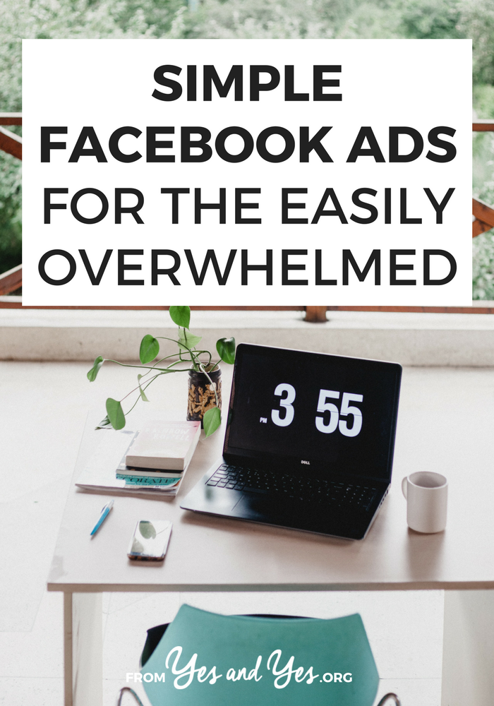 Looking for SIMPLE Facebook ad advice because everything you read seems complicated and overwhelming? You're in the right place! Click through for super simple Facebook tips to get started with Facebook ads today!