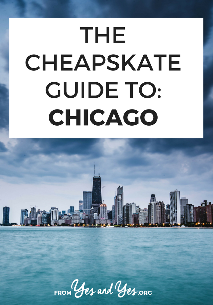 Want some cheap travel to Chicago? Read on for a local's recommendations on $34 Airbnbs, $5 Chicago-style pizza, and $7 comedy shoes at Tina Fey + Amy Poehler's alma mater! #chicagotravel #cheaptravel #budgettravel #traveltips #chicago #illinois #usatravel #usaroadtrip #travelusa #ustravel #ustraveldestinations #americatravel #travelamerica #vacationusa #usatrip