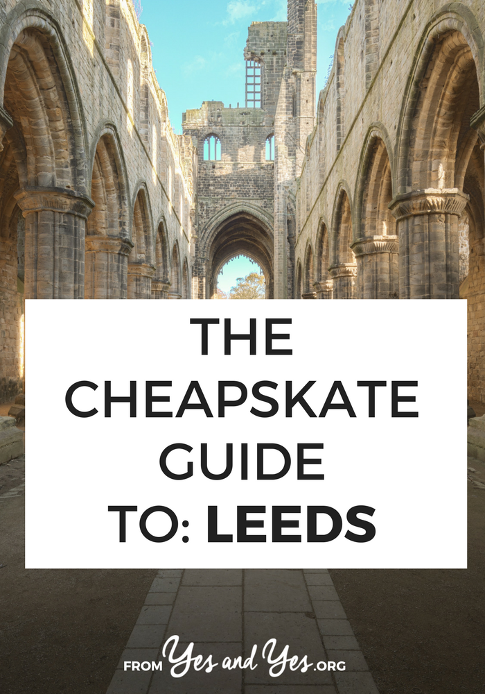 Looking for budget travel tips for Leeds? Click through for a local's best Leed's cheap travel secrets:  cozy rental cottages for $42 per night, $1.50 pizza slices, free pub quiz nights, and cheap beer! #leeds #cheaptravel#budgettraveltips