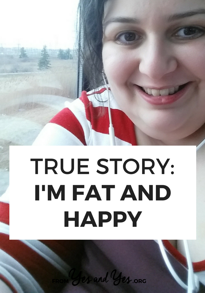 Is it possible to be fat AND happy? Of course! (Even if our culture doesn't make it easy.) This body positive interview is filled with inspiring tidbits and great tips for loving yourself, no matter your size >> yesandyes.org