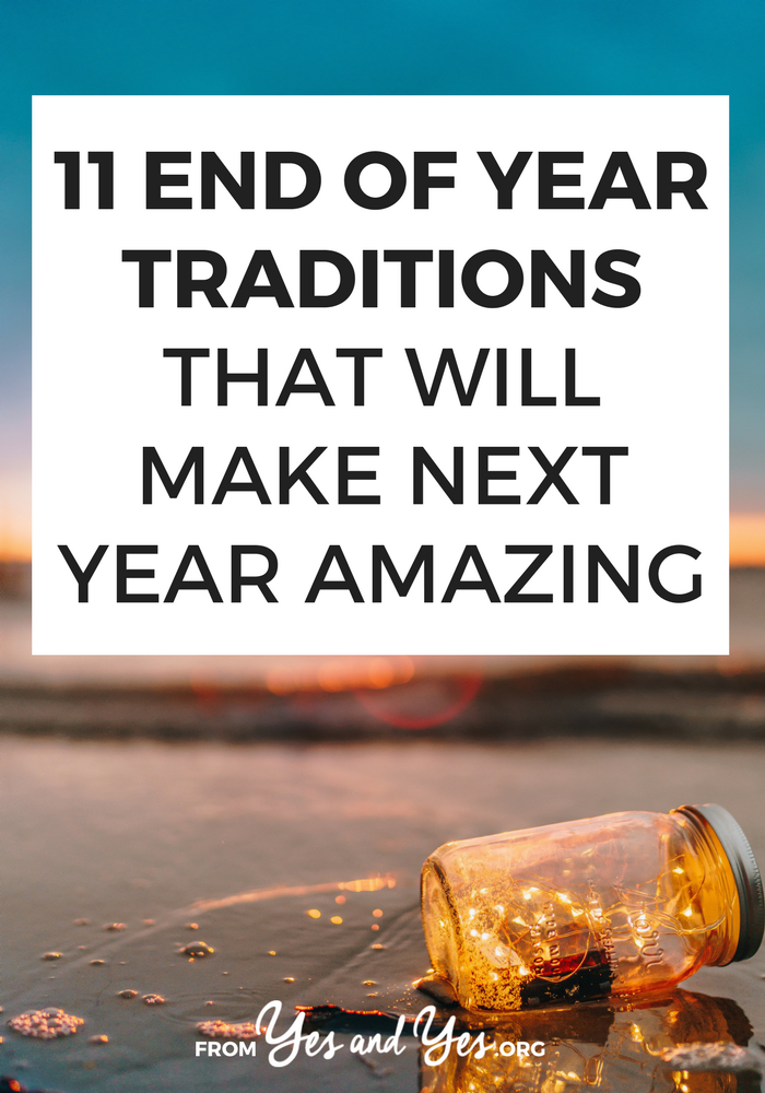 Looks for an end of year tradition that ISN'T writing a resolution or singing Auld Lang Syne? These 11 end of year rituals will make your home cleaner, your heart free-er, and even benefit your bank account. Click through and choose a few that work for you!