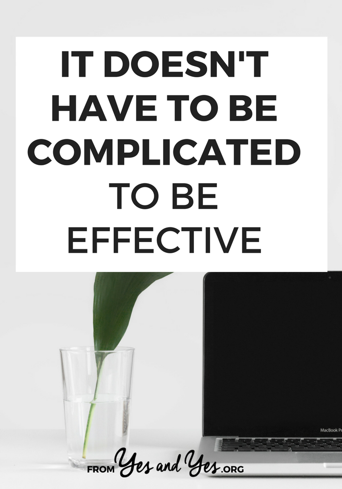 Do you wish you ran a minimalist business? Looking for minimalism tips for your business? It starts with simply acknowledging that complicated isn't intrinsically better, more effective, or more legitimate than simple. Click through to read more. 