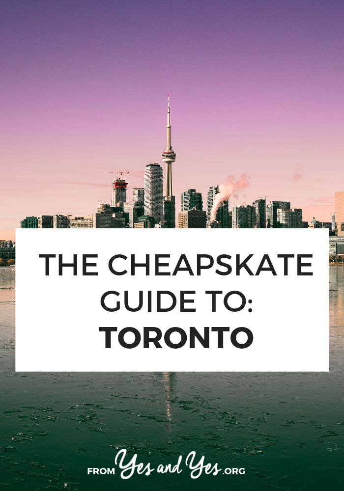 Can you travel cheap in Toronto - Canada's biggest city? Of course! These budget travel tips from a local will help you find the best cheap food, cheap lodging, and cheap things to do in Toronto! 