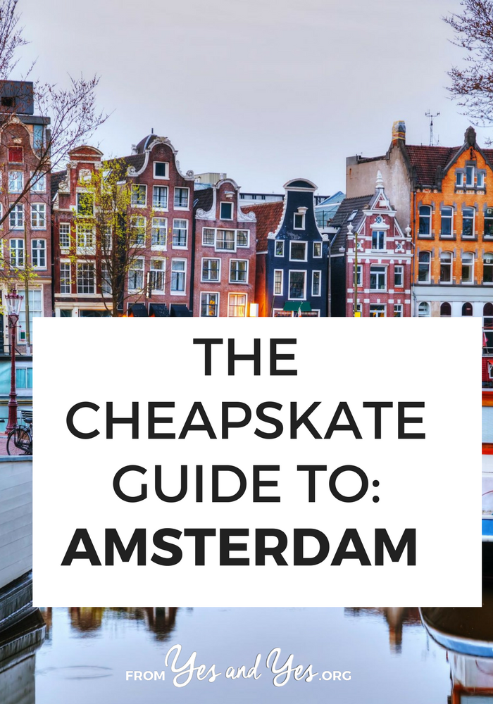 Cheap Amsterdam! It's possible! Tips from a local on cheap food, affordable lodging, and free/cheap activities in Amsterdam. Click through if you're planning a trip to Amsterdam! 