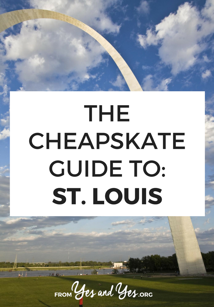 Can you do cheap St. Louis? Yes! Click through for from-a-local tips on cheap lodging, cheap things to eat, and cheap things to do in St. Louis!