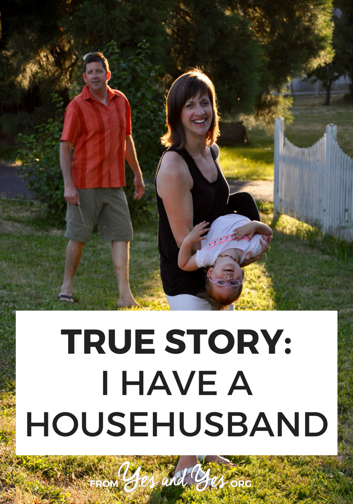 What would it be like to have a 'househusband' - a male partner whose primary responsibility was running the household? Click through for one family's story!