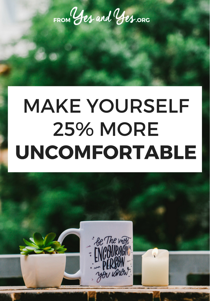 Are you willing to make yourself uncomfortable to get what you want? You don't have to do things you absolutely hate but if you want to reach your goals, you probably need to do this. Click through to find out how I balance discomfort with growth!