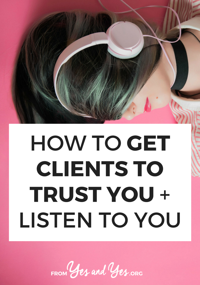 Struggling to get clients to trust you? This one easy change can increase client satisfaction and even allow you to charge more! Click through to start implementing it today