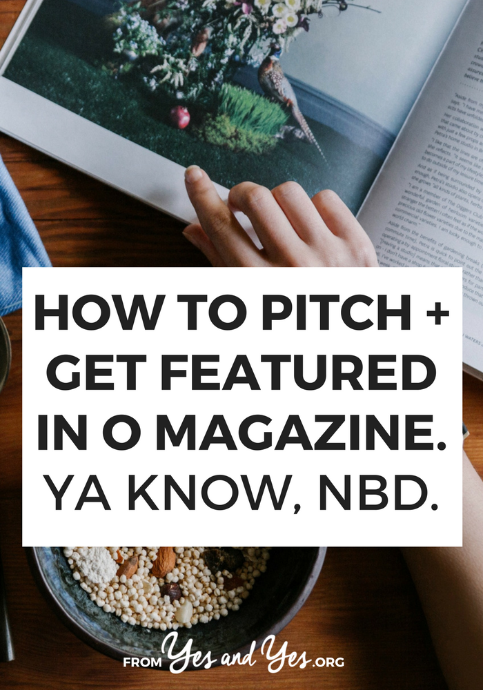 Looking for pr tips? Want to know how to get featured in magazines? Click through for tips that will get you featured in any magazine - even Oprah's!